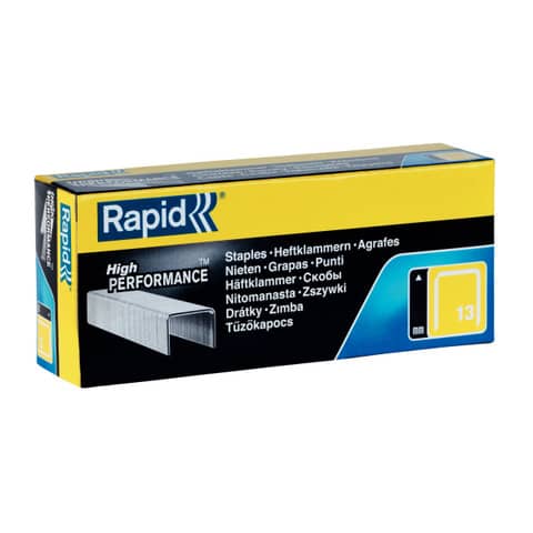 Punti metallici Rapid Super Strong a filo fine 13/4 conf. da 5000 - 11825700